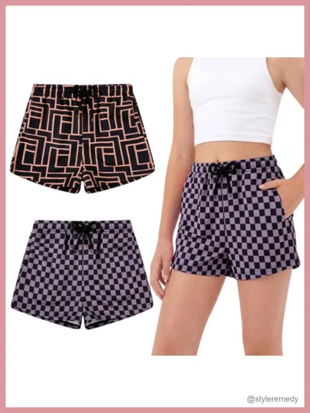 Girls 2 Pack Athletic Shorts with Pockets Running Shorts